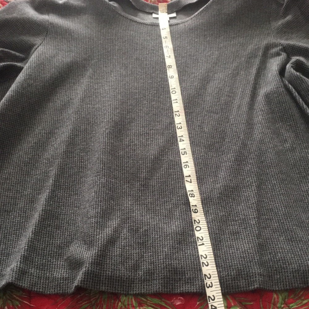 J Jill top gray houndstooth xl 3/4 sleeves - Picture 8 of 8